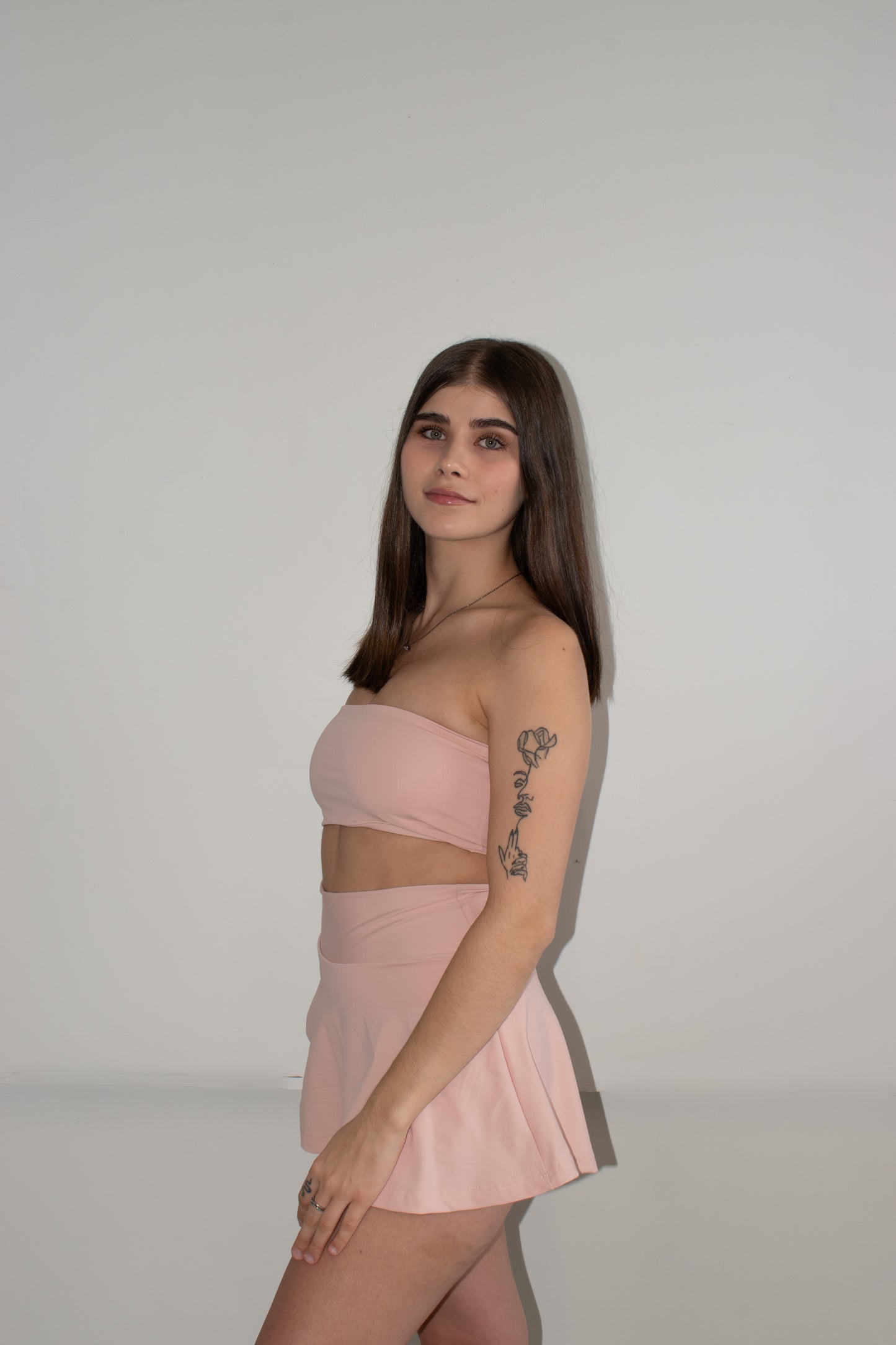 The Bandeau top - Baby pink - tasteofego