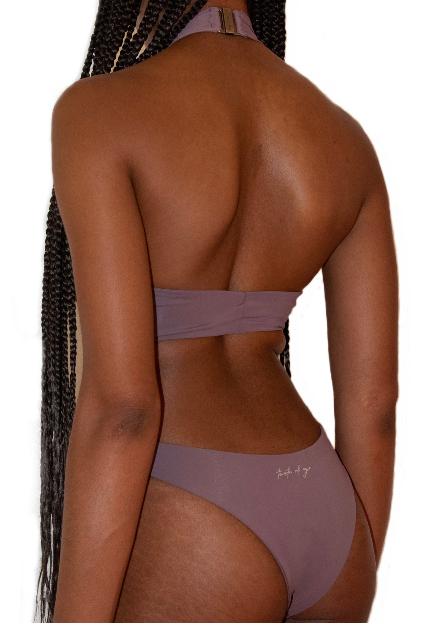 Ischia one piece - Mauve - tasteofego