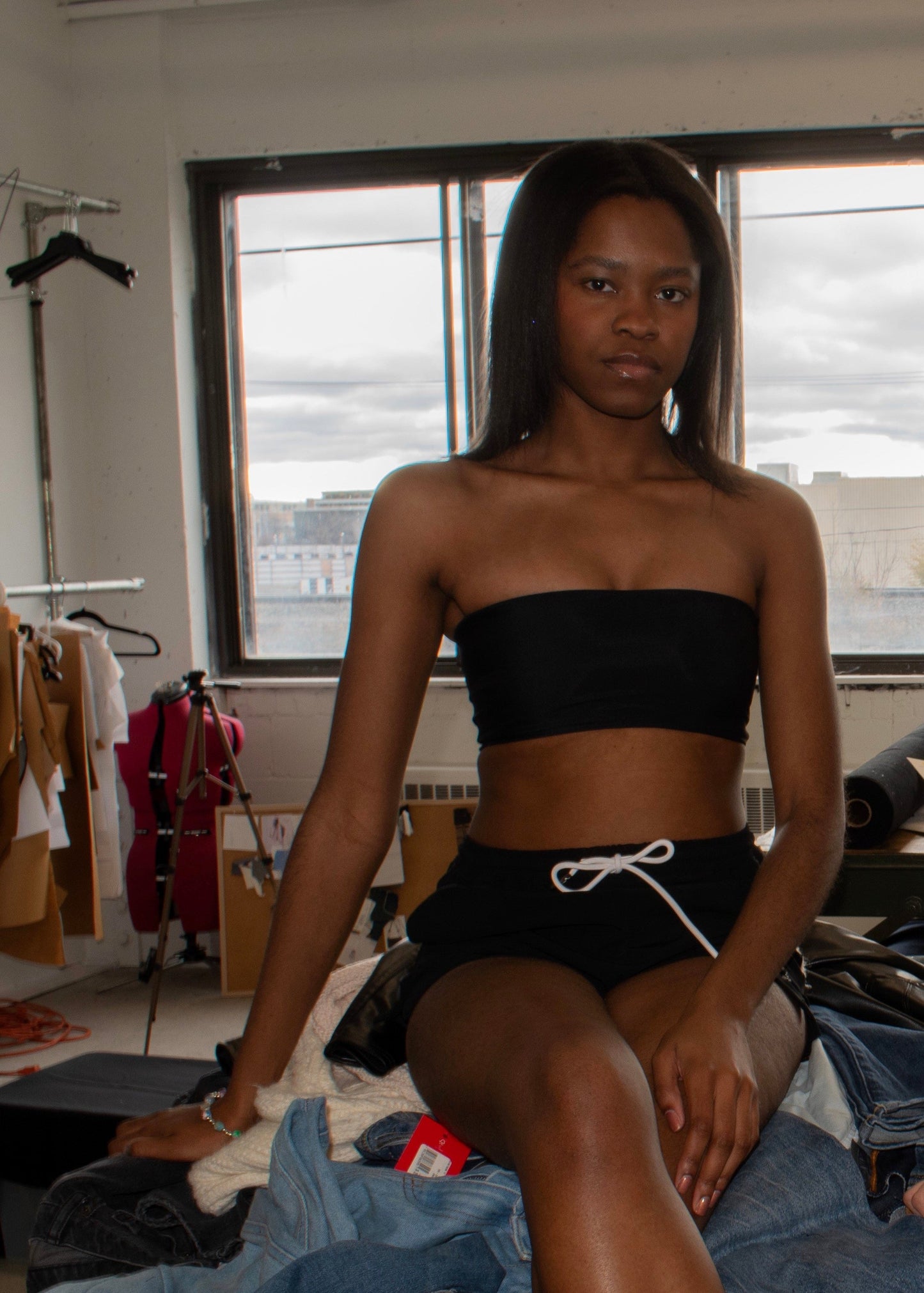 The Bandeau top - Black - tasteofego