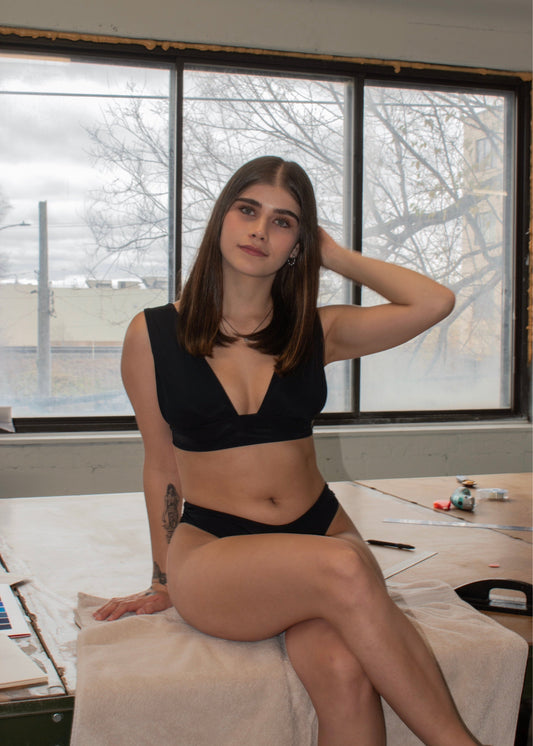 Atrani top - Black - tasteofego